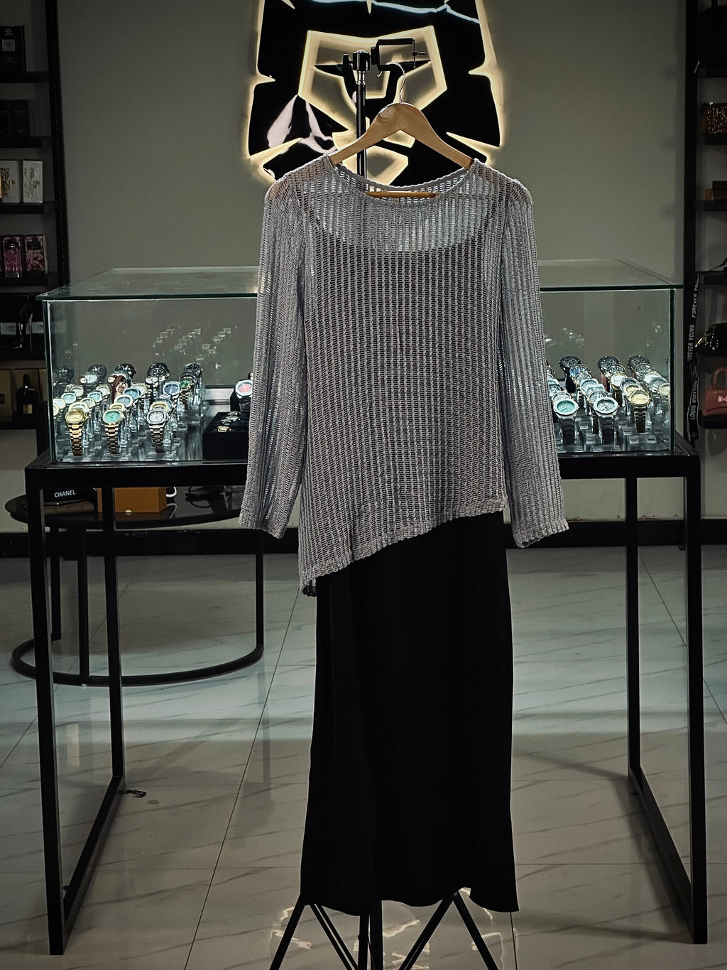 Opal Knit Overlay Dress