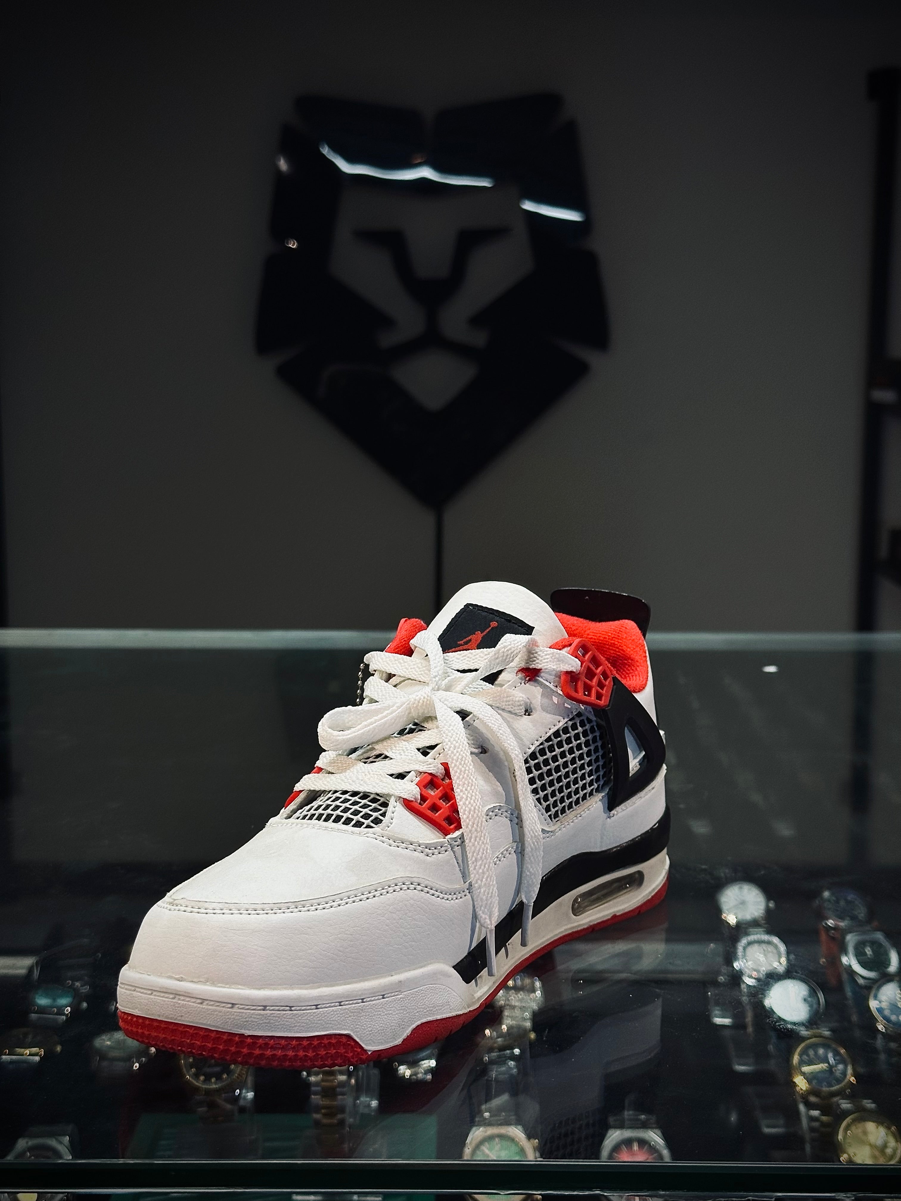 NIKE Airforce 4 (white&Red)