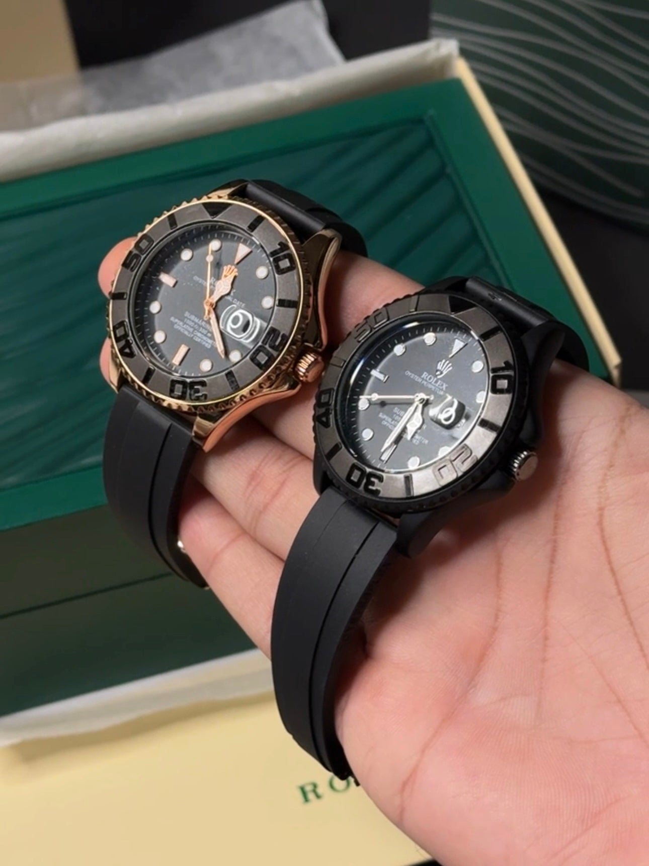 Rolex Yatch Master (silicone straps)