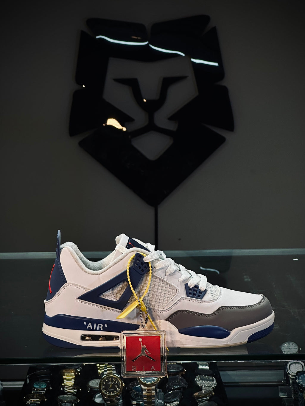 NIKE Airforce 4 (Ivory-Blue)